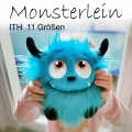 Monsterlein ITH in 11 Größen 10x10-20x30